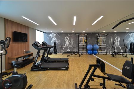 Apartamento para alugar com 65m², 2 quartos e 2 vagas Apartamento para alugar com 65m², 2 quartos e 2 vagasAcademia