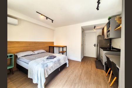 Studio para alugar com 26m², 1 quarto e sem vaga Studio para alugar com 26m², 1 quarto e sem vagaSala/Quarto