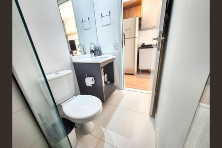 Studio para alugar com 26m², 1 quarto e sem vaga Studio para alugar com 26m², 1 quarto e sem vagaBanheiro