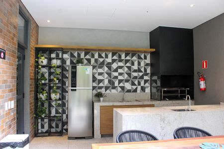 Studio para alugar com 26m², 1 quarto e sem vaga Studio para alugar com 26m², 1 quarto e sem vagaChurrasqueira