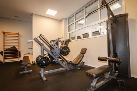 Studio para alugar com 35m², 1 quarto e 1 vaga Studio para alugar com 35m², 1 quarto e 1 vagaÁrea comum - Academia
