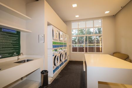 Studio para alugar com 35m², 1 quarto e 1 vaga Studio para alugar com 35m², 1 quarto e 1 vagaLavanderia
