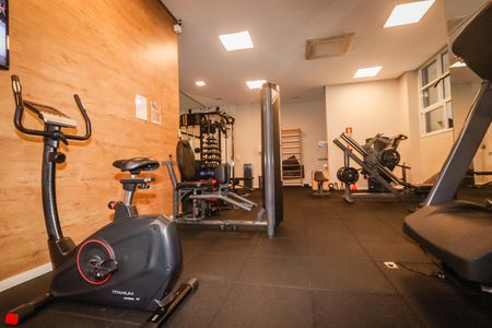 Studio para alugar com 35m², 1 quarto e 1 vaga Studio para alugar com 35m², 1 quarto e 1 vagaÁrea comum - Academia