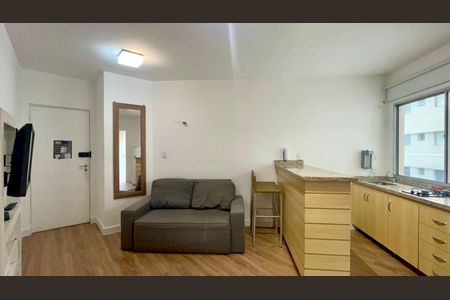 Sala de apartamento para alugar com 1 quarto, 33m² em Pinheiros, São Paulo