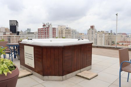 Studio para alugar com 20m², 1 quarto e sem vagaTerraço e Ofurô