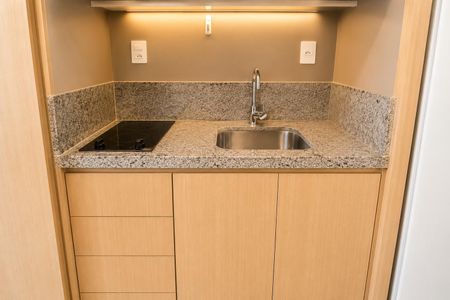 Studio para alugar com 20m², 1 quarto e sem vaga Studio para alugar com 20m², 1 quarto e sem vagaCozinha