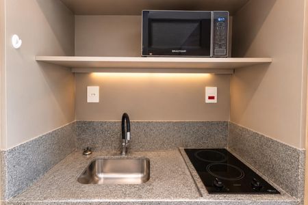 Studio para alugar com 20m², 1 quarto e sem vaga Studio para alugar com 20m², 1 quarto e sem vagaCozinha