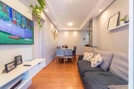 Sala de apartamento à venda com 3 quartos, 59m² em Vila Pires, Santo André