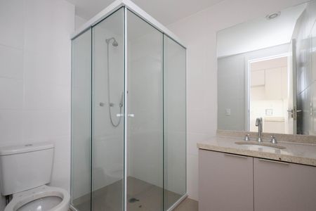 Studio para alugar com 30m², 1 quarto e sem vaga Studio para alugar com 30m², 1 quarto e sem vagaBanheiro