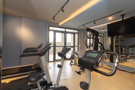 Studio para alugar com 30m², 1 quarto e sem vaga Studio para alugar com 30m², 1 quarto e sem vagaÁrea comum - Academia