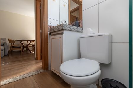 Banheiro Social de apartamento à venda com 2 quartos, 90m² em Castelo, Belo Horizonte