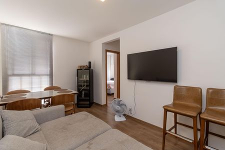Sala de apartamento para alugar com 2 quartos, 90m² em Castelo, Belo Horizonte