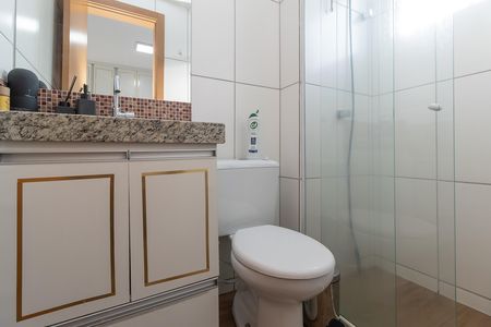 Banheiro da Suíte de apartamento para alugar com 2 quartos, 90m² em Castelo, Belo Horizonte
