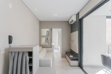 Sala de apartamento para alugar com 1 quarto, 35m² em Pinheiros, São Paulo