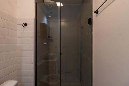 Banheiro da Suíte de apartamento para alugar com 1 quarto, 24m² em Barra Funda, São Paulo