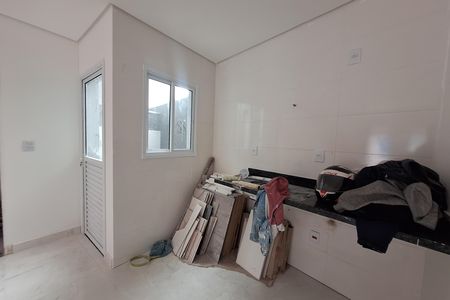 Cozinha de casa à venda com 2 quartos, 56m² em Vila Helena, Santo André