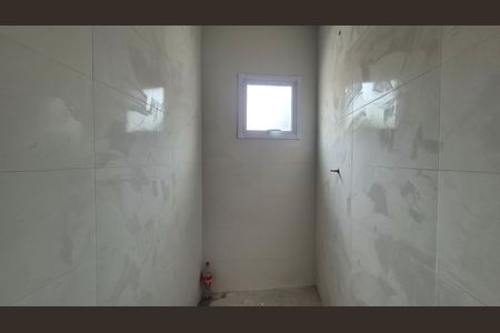 Banheiro da suíte de casa à venda com 2 quartos, 72m² em Vila Helena, Santo André