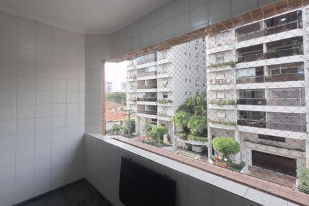 Varanda da Sala de apartamento para alugar com 4 quartos, 230m² em Ponta da Praia, Santos