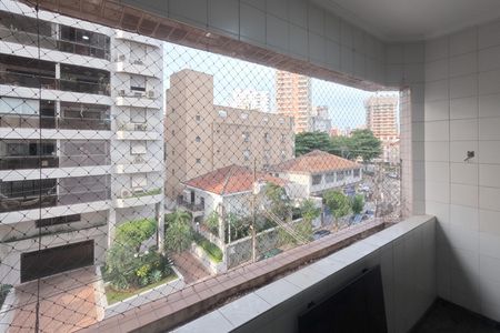 Varanda da Sala de apartamento para alugar com 4 quartos, 230m² em Ponta da Praia, Santos
