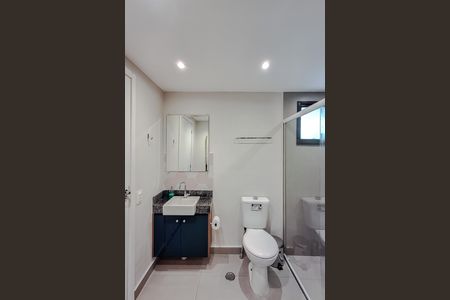 Studio para alugar com 32m², 1 quarto e sem vaga Studio para alugar com 32m², 1 quarto e sem vagaBanheiro