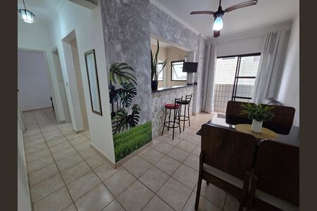 Sala de apartamento para alugar com 1 quarto, 47m² em Aviação, Praia Grande