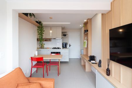 Sala - Cozinha de apartamento para alugar com 2 quartos, 40m² em Butantã, São Paulo