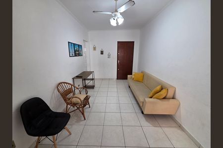 Sala de apartamento para alugar com 1 quarto, 52m² em Aviação, Praia Grande