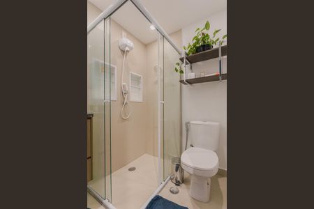 Studio para alugar com 25m², 1 quarto e sem vaga Studio para alugar com 25m², 1 quarto e sem vagaBanheiro