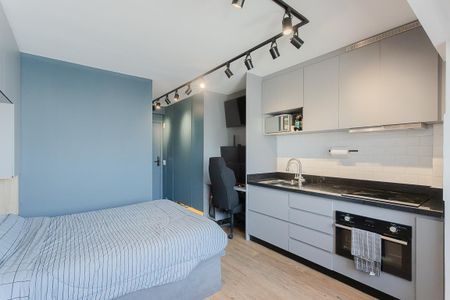 Studio para alugar com 25m², 1 quarto e sem vaga Studio para alugar com 25m², 1 quarto e sem vagaQuarto