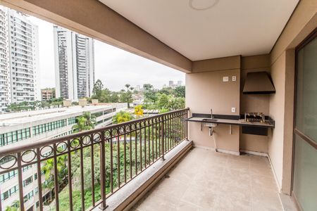 Varanda gourmet de apartamento à venda com 3 quartos, 120m² em Empresarial 18 do Forte, Barueri