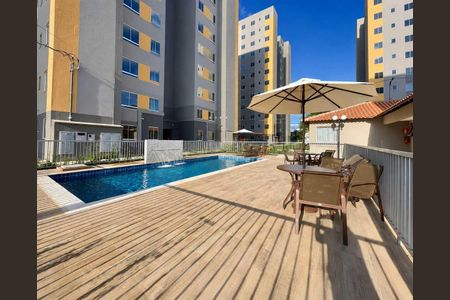 Piscina de apartamento para alugar com 2 quartos, 50m² em Bairro da Glória, Contagem