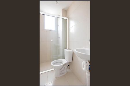 Banheiro de apartamento para alugar com 2 quartos, 50m² em Bairro da Glória, Contagem