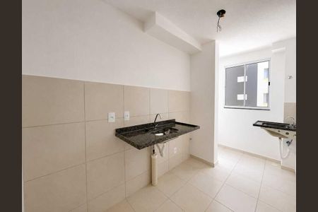 Cozinha de apartamento para alugar com 2 quartos, 50m² em Bairro da Glória, Contagem