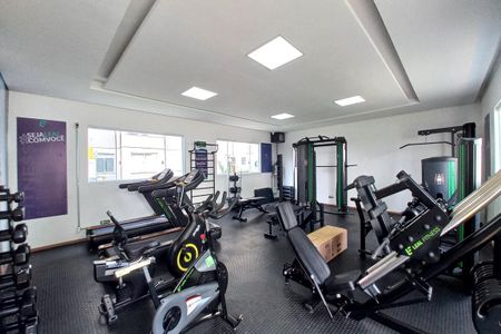 Apartamento para alugar com 45m², 2 quartos e 1 vaga Apartamento para alugar com 45m², 2 quartos e 1 vagaÁrea comum - Academia