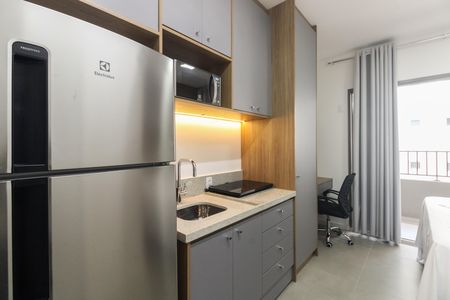 Studio para alugar com 23m², 1 quarto e sem vaga Studio para alugar com 23m², 1 quarto e sem vagaStudio - Cozinha
