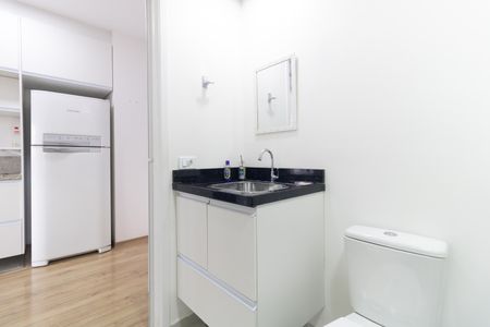 Studio à venda com 33m², 1 quarto e sem vagaBanheiro 