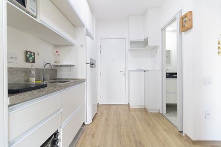 Studio à venda com 33m², 1 quarto e sem vagaCozinha 