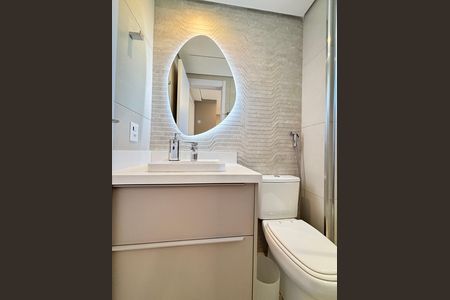 Apartamento à venda com 61m², 2 quartos e sem vagaBanheiro da Suíte 1
