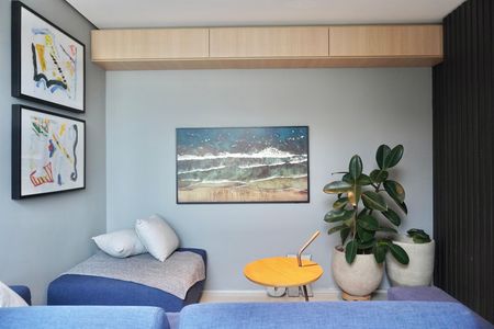 Apartamento à venda com 80m², 1 quarto e 1 vaga Apartamento à venda com 80m², 1 quarto e 1 vagaSala de TV