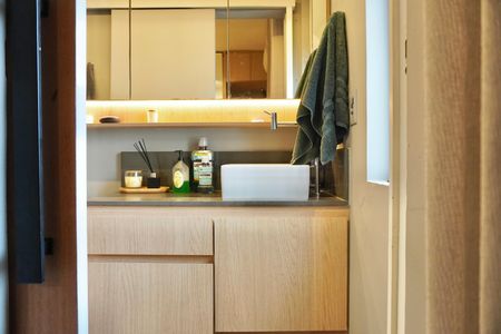 Apartamento à venda com 80m², 1 quarto e 1 vaga Apartamento à venda com 80m², 1 quarto e 1 vagaBanheiro da Suíte