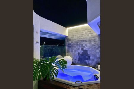 Apartamento à venda com 80m², 1 quarto e 1 vaga Apartamento à venda com 80m², 1 quarto e 1 vagaÁrea da cobertura - Spa