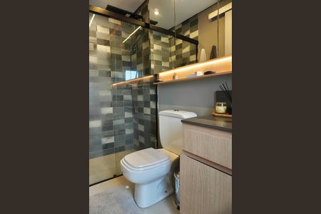 Apartamento à venda com 80m², 1 quarto e 1 vaga Apartamento à venda com 80m², 1 quarto e 1 vagaBanheiro da Suíte