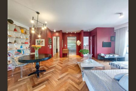 Sala de apartamento à venda com 3 quartos, 170m² em Brooklin, São Paulo