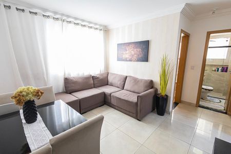 sala de apartamento à venda com 2 quartos, 45m² em Vila Jardim Leblon, Belo Horizonte