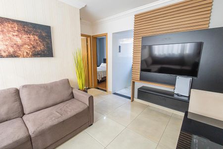 sala de apartamento à venda com 2 quartos, 45m² em Vila Jardim Leblon, Belo Horizonte