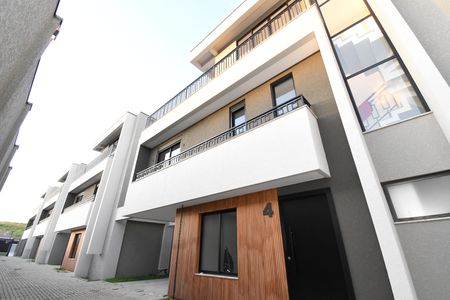 Casa de condomínio para alugar com 170m², 3 quartos e 2 vagasÁrea externa - Fachada