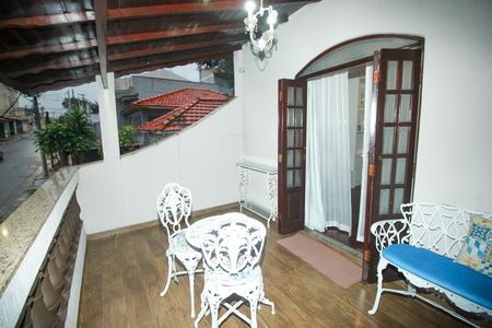 Varanda da Sala - Casa 1 de casa à venda com 4 quartos, 264m² em Vila Camilópolis, Santo André