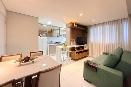 Sala de apartamento para alugar com 2 quartos, 47m² em Salgado Filho, Belo Horizonte