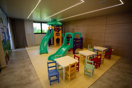 Apartamento para alugar com 35m², 1 quarto e 1 vaga Apartamento para alugar com 35m², 1 quarto e 1 vagaÁrea comum - Playground