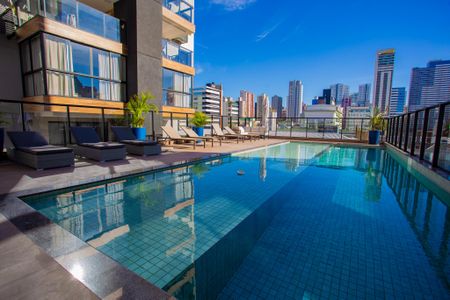 Apartamento para alugar com 35m², 1 quarto e 1 vaga Apartamento para alugar com 35m², 1 quarto e 1 vagaÁrea comum - Piscina